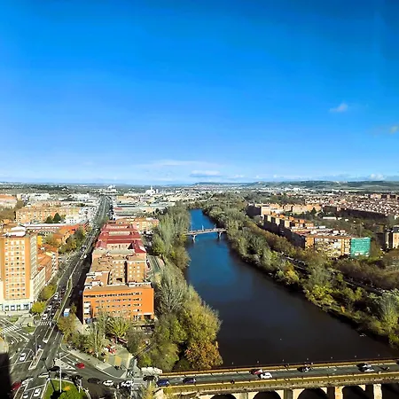 公寓 Piso 21 Vistas 360º Parking Gratis 巴利亚多利德